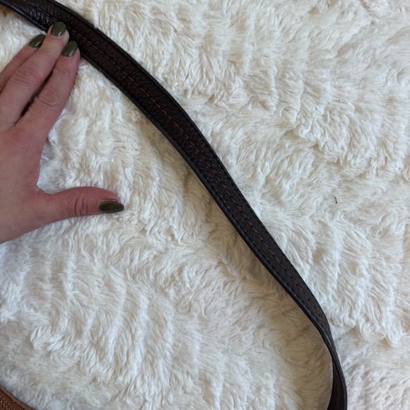 The Sak two toned Kendra leather satchel handle leather shoulder bag - Picture 6 of 12